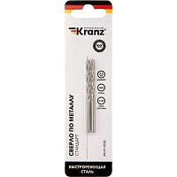Сверло по металлу 3,5 мм Kranz HSS DIN 338 (2шт) KR-91-0558  картинка